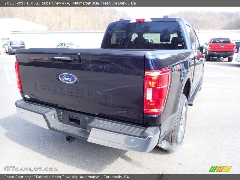 Antimatter Blue / Medium Dark Slate 2021 Ford F150 XLT SuperCrew 4x4