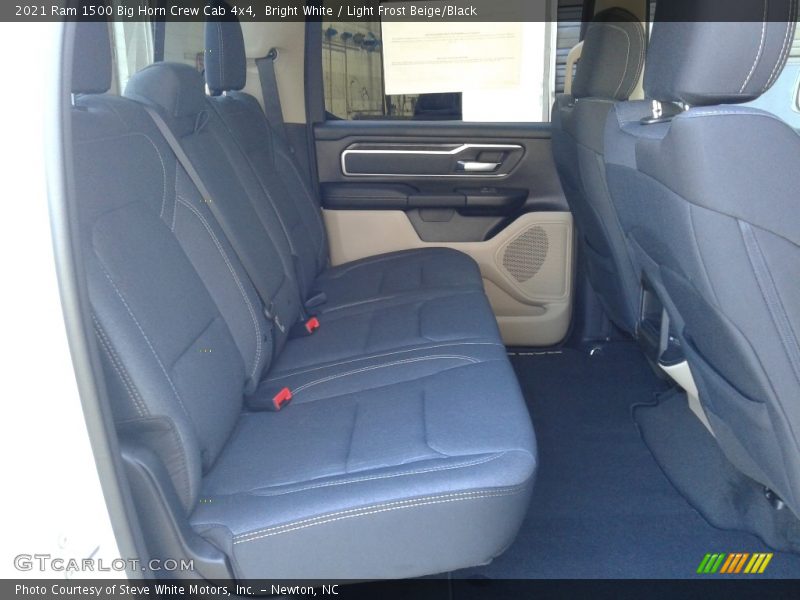 Bright White / Light Frost Beige/Black 2021 Ram 1500 Big Horn Crew Cab 4x4