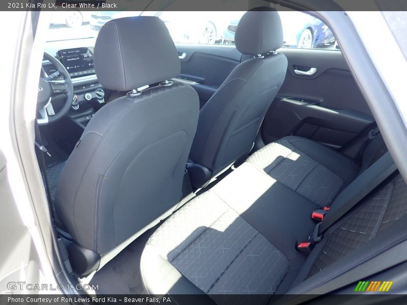 Clear White / Black 2021 Kia Rio LX
