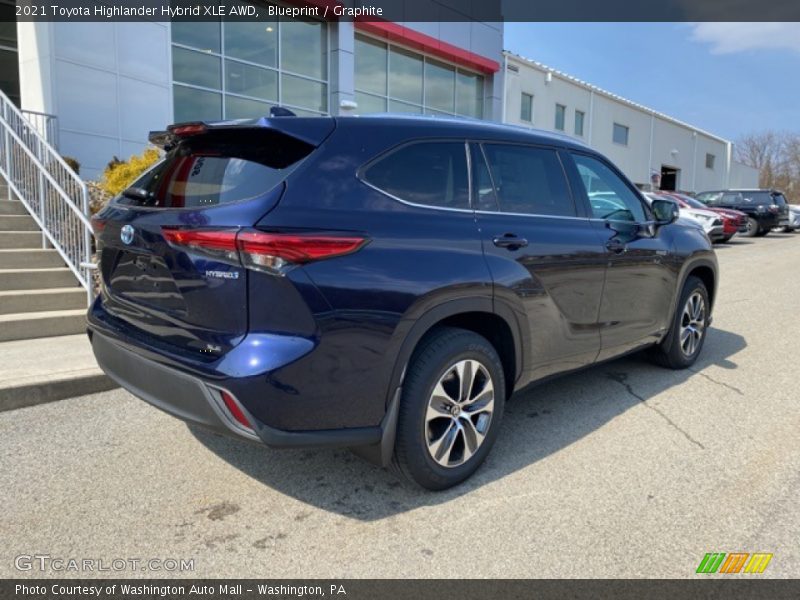 Blueprint / Graphite 2021 Toyota Highlander Hybrid XLE AWD