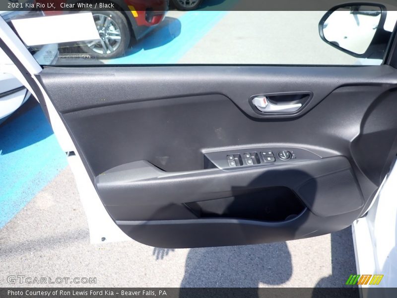 Clear White / Black 2021 Kia Rio LX