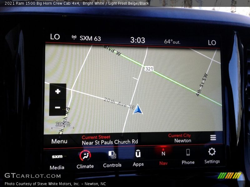 Bright White / Light Frost Beige/Black 2021 Ram 1500 Big Horn Crew Cab 4x4