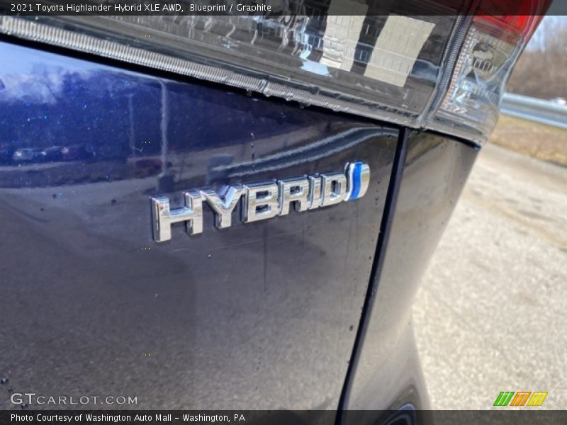 Blueprint / Graphite 2021 Toyota Highlander Hybrid XLE AWD