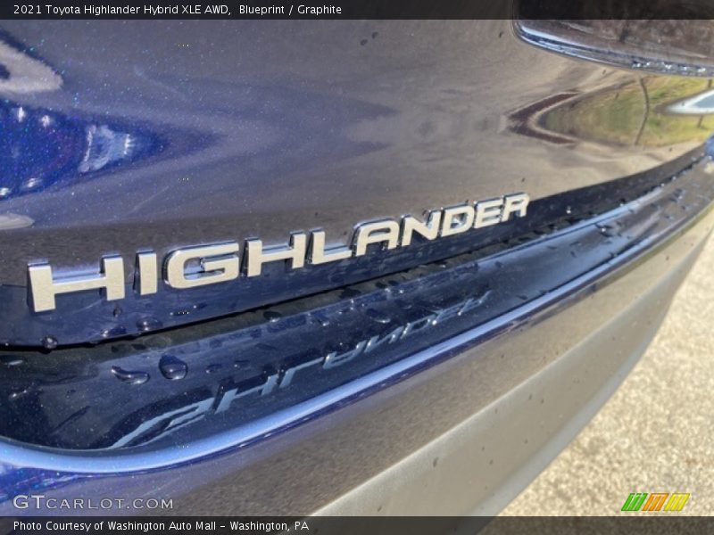 Blueprint / Graphite 2021 Toyota Highlander Hybrid XLE AWD