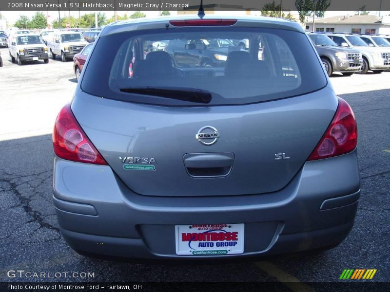 Magnetic Gray / Charcoal 2008 Nissan Versa 1.8 SL Hatchback