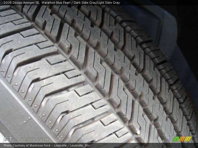 Marathon Blue Pearl / Dark Slate Gray/Light Slate Gray 2008 Dodge Avenger SE
