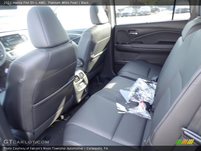 Platinum White Pearl / Black 2021 Honda Pilot EX-L AWD