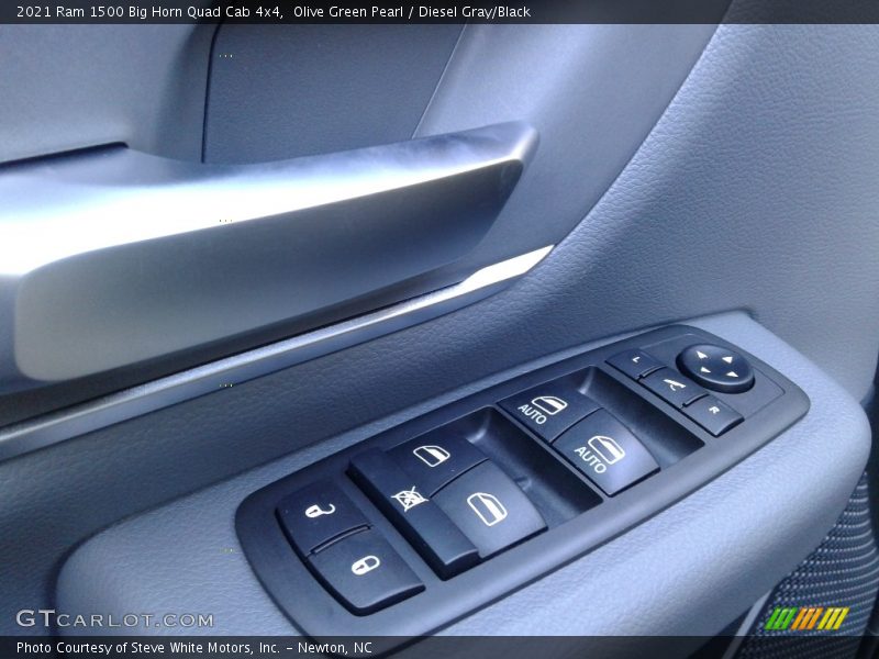 Olive Green Pearl / Diesel Gray/Black 2021 Ram 1500 Big Horn Quad Cab 4x4