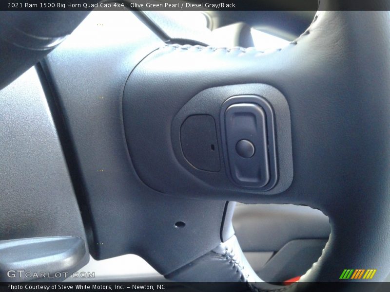 Olive Green Pearl / Diesel Gray/Black 2021 Ram 1500 Big Horn Quad Cab 4x4