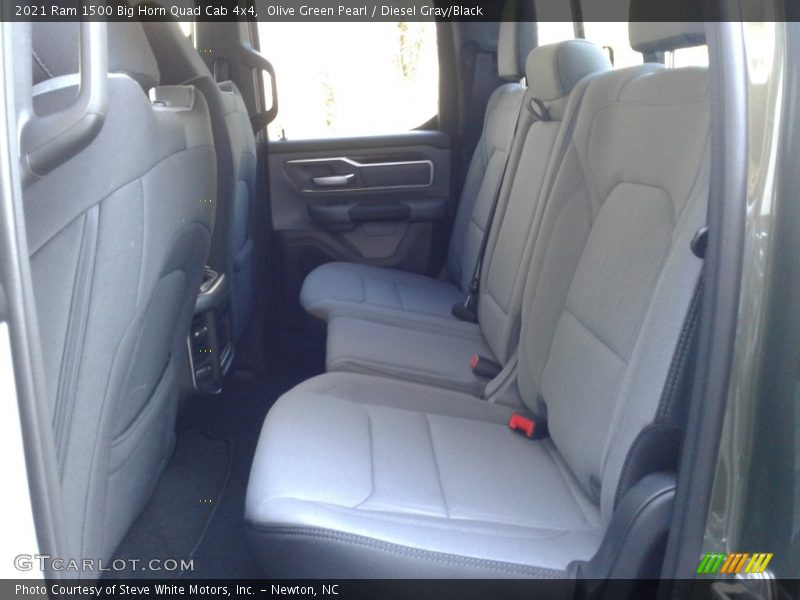 Olive Green Pearl / Diesel Gray/Black 2021 Ram 1500 Big Horn Quad Cab 4x4