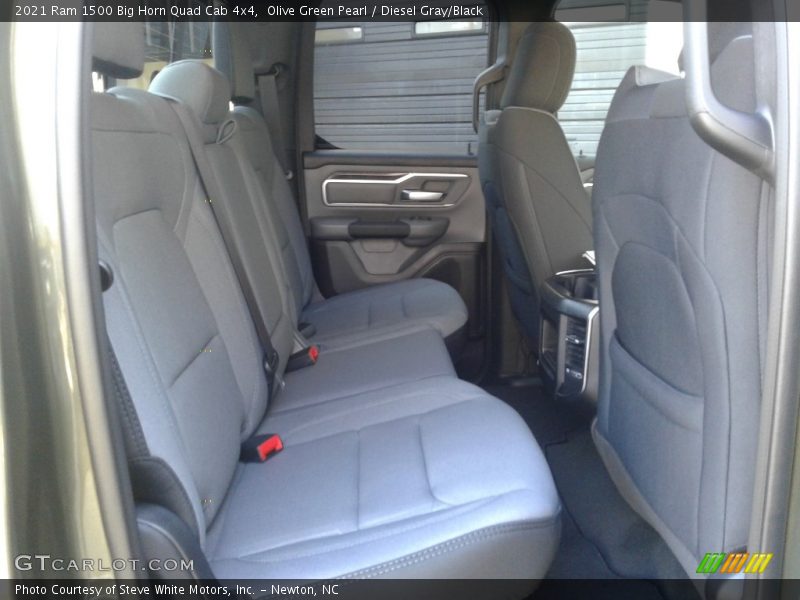 Olive Green Pearl / Diesel Gray/Black 2021 Ram 1500 Big Horn Quad Cab 4x4