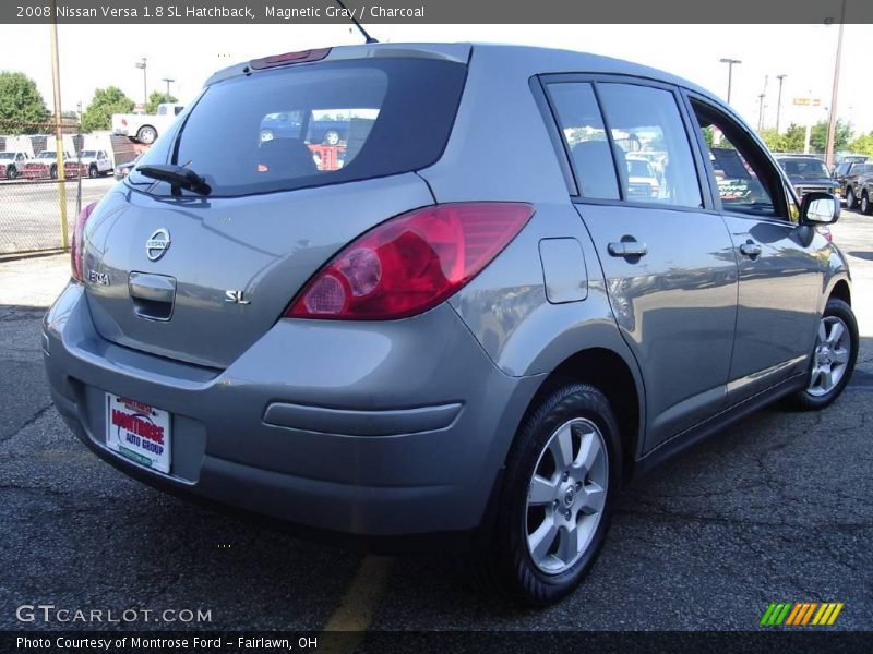 Magnetic Gray / Charcoal 2008 Nissan Versa 1.8 SL Hatchback
