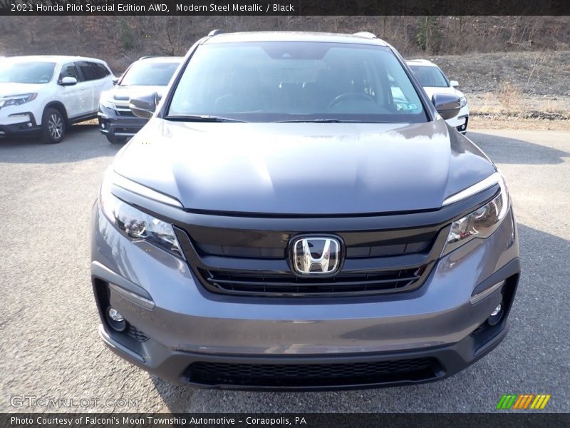 Modern Steel Metallic / Black 2021 Honda Pilot Special Edition AWD