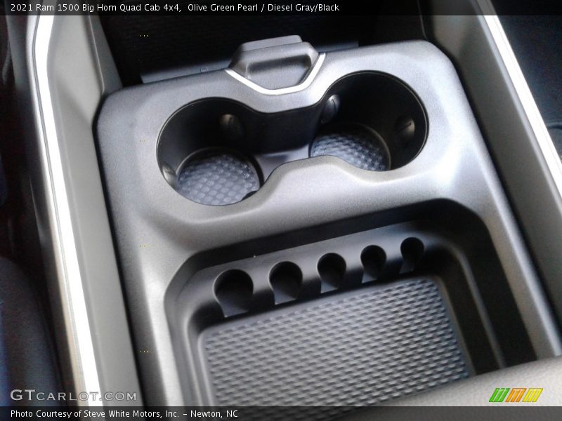 Olive Green Pearl / Diesel Gray/Black 2021 Ram 1500 Big Horn Quad Cab 4x4