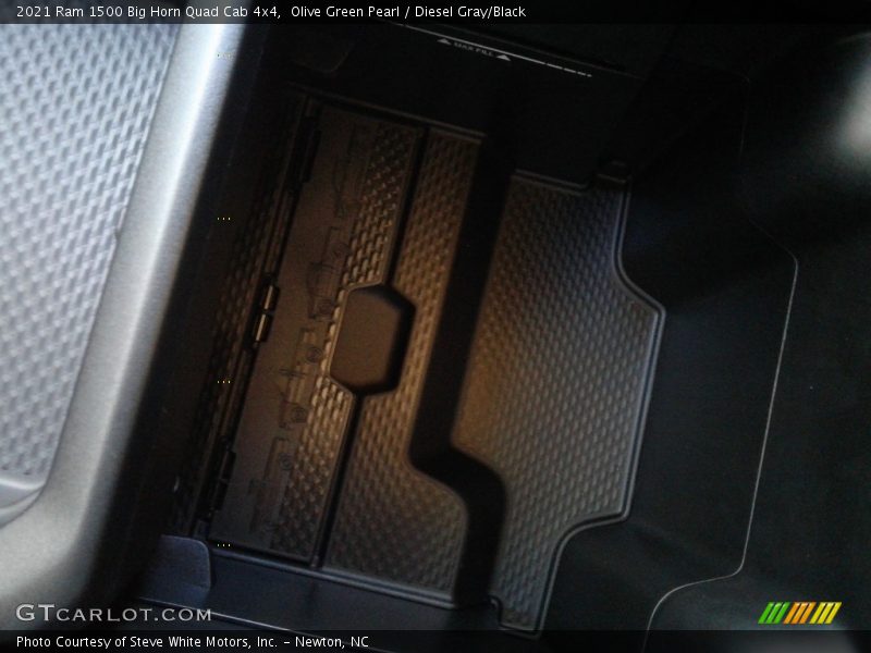 Olive Green Pearl / Diesel Gray/Black 2021 Ram 1500 Big Horn Quad Cab 4x4