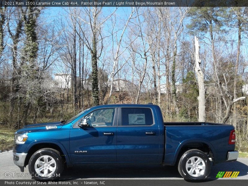  2021 1500 Laramie Crew Cab 4x4 Patriot Blue Pearl