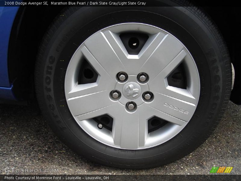 Marathon Blue Pearl / Dark Slate Gray/Light Slate Gray 2008 Dodge Avenger SE