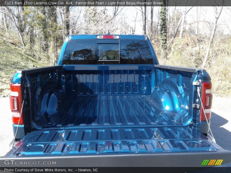 Patriot Blue Pearl / Light Frost Beige/Mountain Brown 2021 Ram 1500 Laramie Crew Cab 4x4