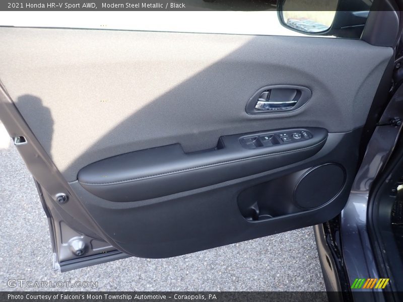 Modern Steel Metallic / Black 2021 Honda HR-V Sport AWD