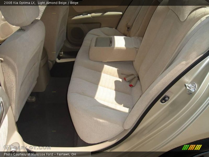 Light Almond Beige / Beige 2008 Kia Optima LX