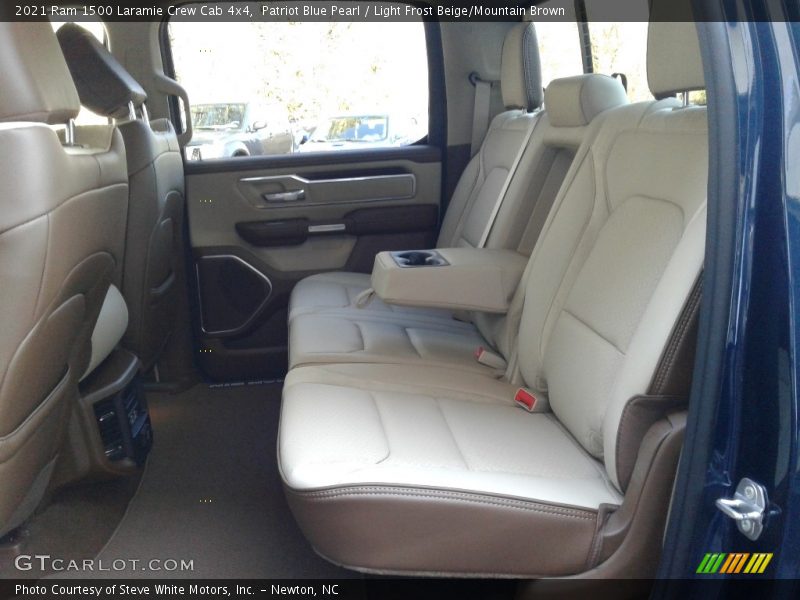 Patriot Blue Pearl / Light Frost Beige/Mountain Brown 2021 Ram 1500 Laramie Crew Cab 4x4