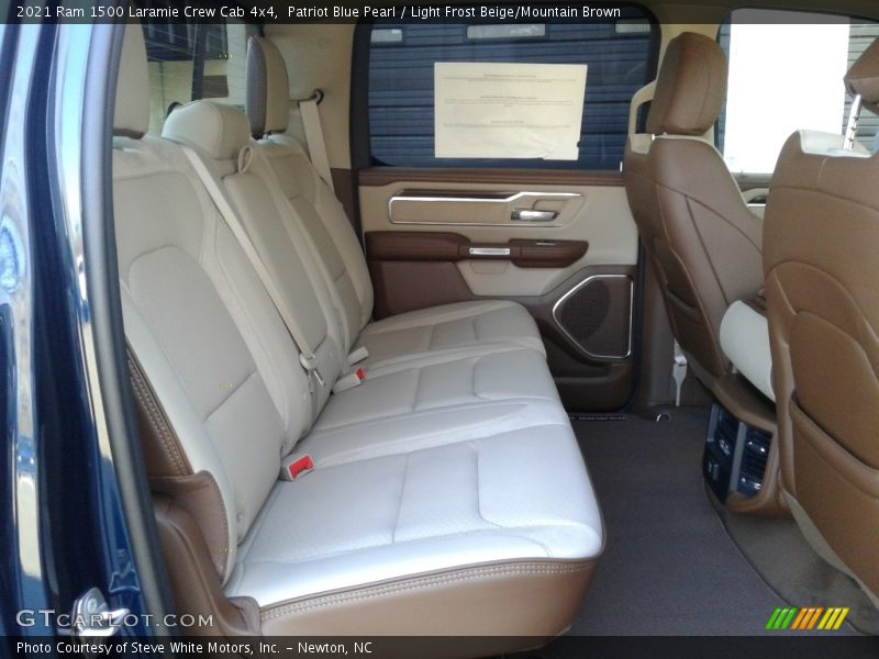 Patriot Blue Pearl / Light Frost Beige/Mountain Brown 2021 Ram 1500 Laramie Crew Cab 4x4
