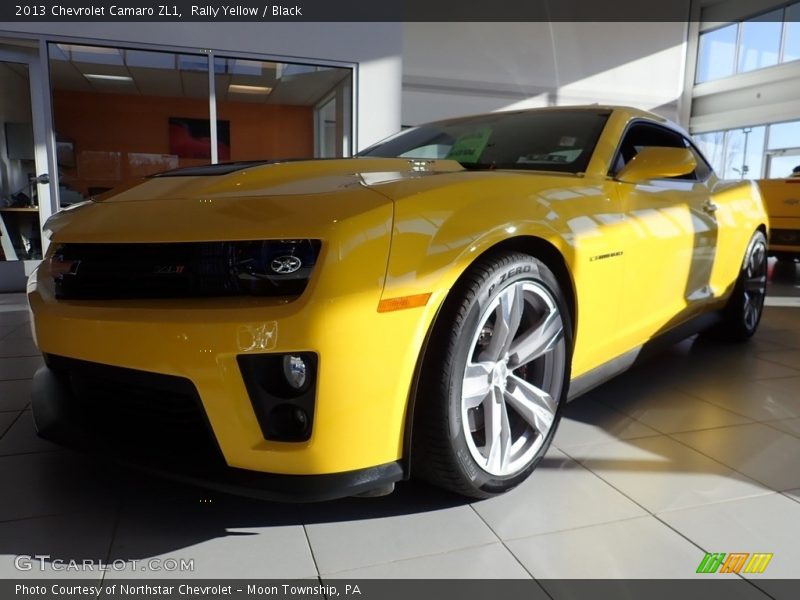 Rally Yellow / Black 2013 Chevrolet Camaro ZL1