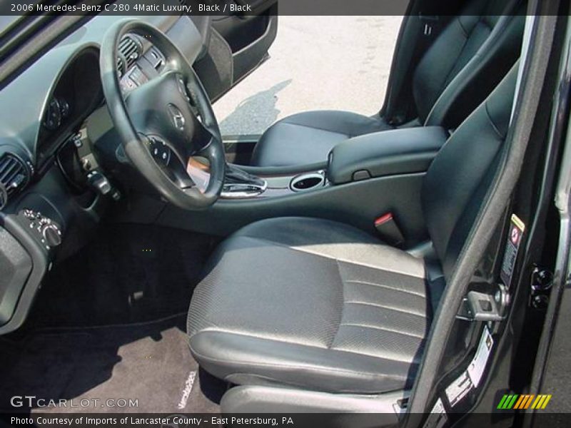 Black / Black 2006 Mercedes-Benz C 280 4Matic Luxury