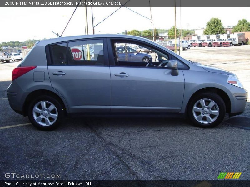Magnetic Gray / Charcoal 2008 Nissan Versa 1.8 SL Hatchback