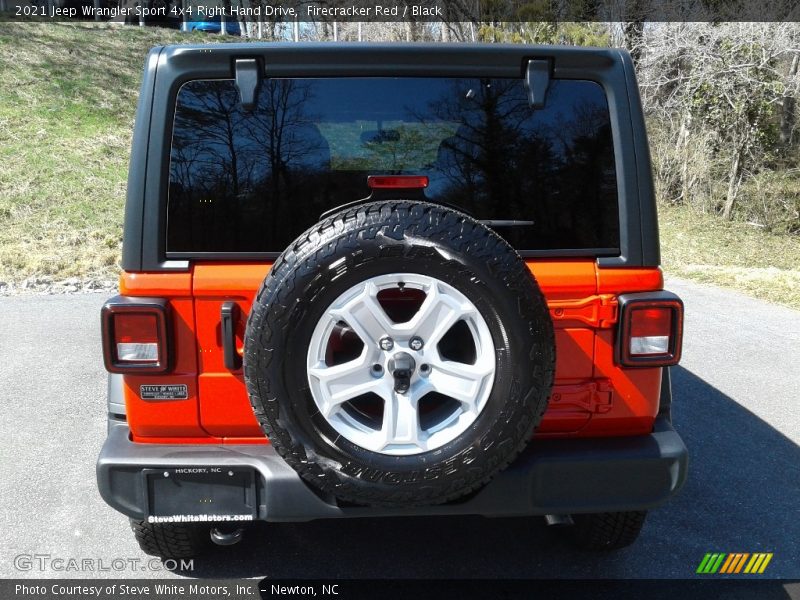 Firecracker Red / Black 2021 Jeep Wrangler Sport 4x4 Right Hand Drive