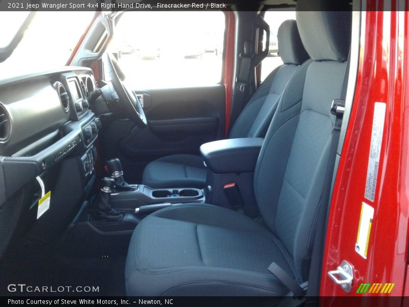 Firecracker Red / Black 2021 Jeep Wrangler Sport 4x4 Right Hand Drive