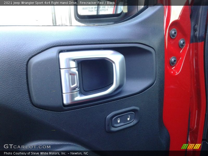 Firecracker Red / Black 2021 Jeep Wrangler Sport 4x4 Right Hand Drive