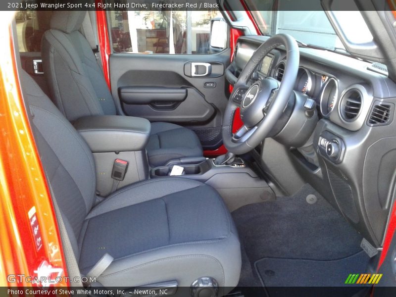 Firecracker Red / Black 2021 Jeep Wrangler Sport 4x4 Right Hand Drive