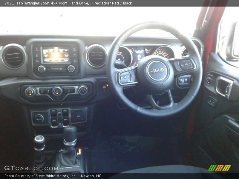 Firecracker Red / Black 2021 Jeep Wrangler Sport 4x4 Right Hand Drive