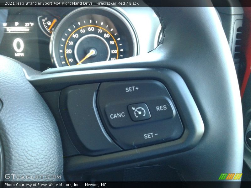 Firecracker Red / Black 2021 Jeep Wrangler Sport 4x4 Right Hand Drive