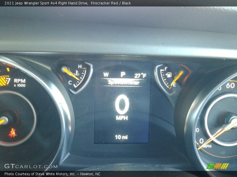 Firecracker Red / Black 2021 Jeep Wrangler Sport 4x4 Right Hand Drive