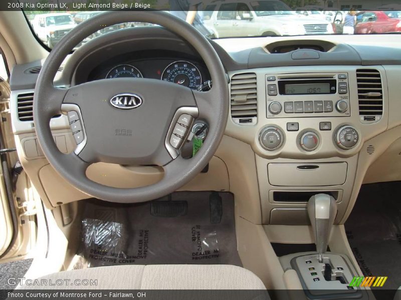 Light Almond Beige / Beige 2008 Kia Optima LX