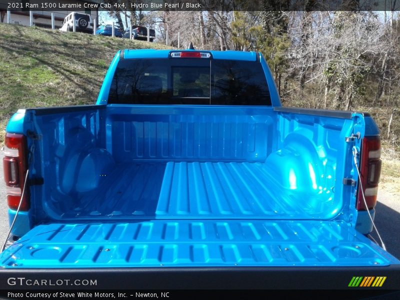 Hydro Blue Pearl / Black 2021 Ram 1500 Laramie Crew Cab 4x4
