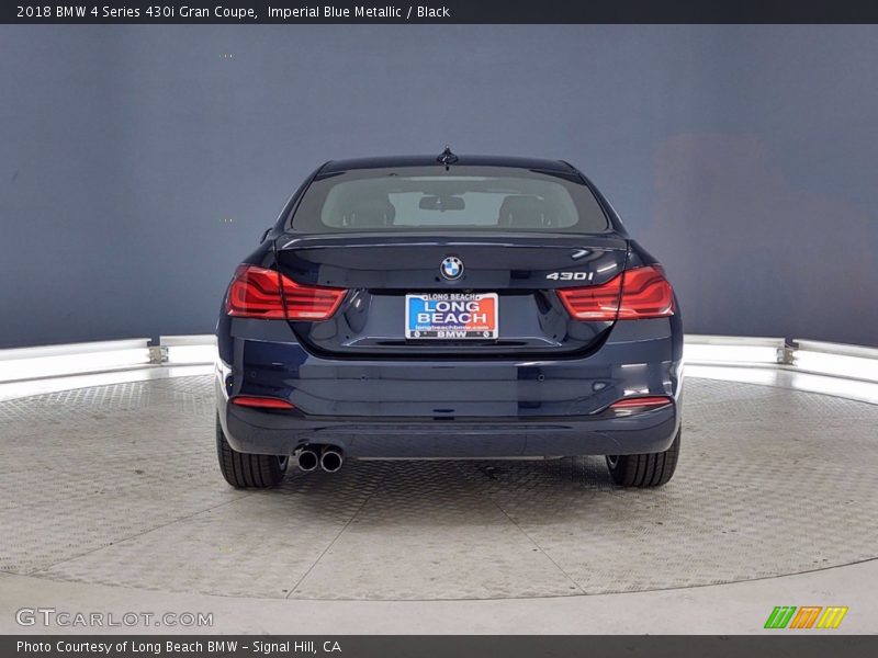 Imperial Blue Metallic / Black 2018 BMW 4 Series 430i Gran Coupe