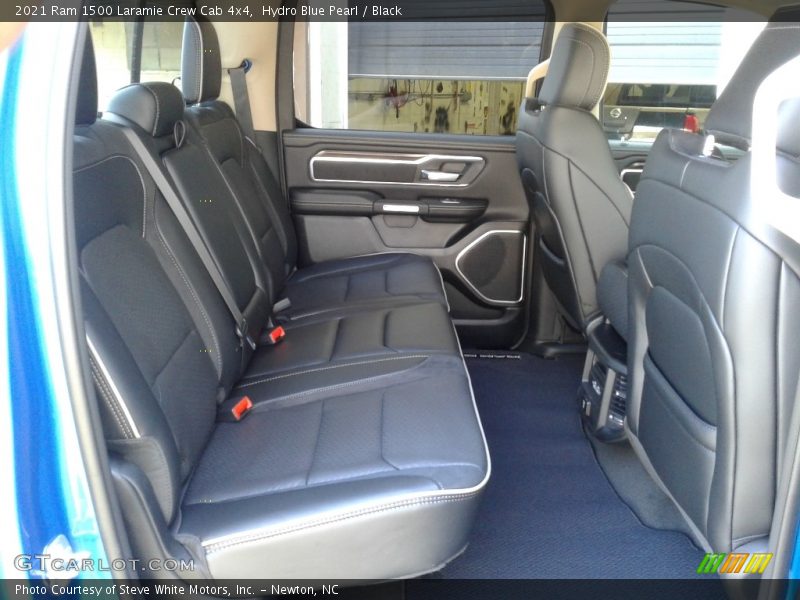 Hydro Blue Pearl / Black 2021 Ram 1500 Laramie Crew Cab 4x4
