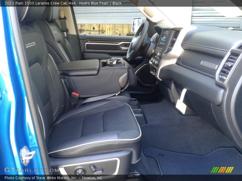 Hydro Blue Pearl / Black 2021 Ram 1500 Laramie Crew Cab 4x4