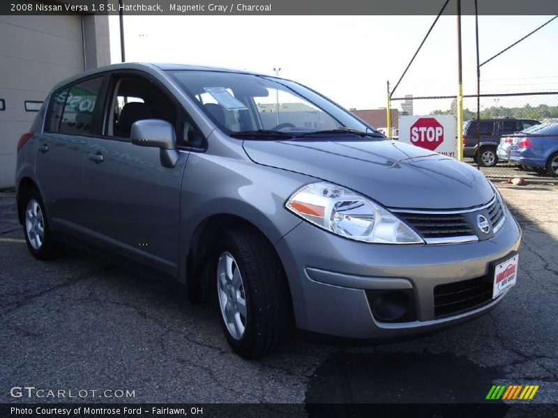 Magnetic Gray / Charcoal 2008 Nissan Versa 1.8 SL Hatchback