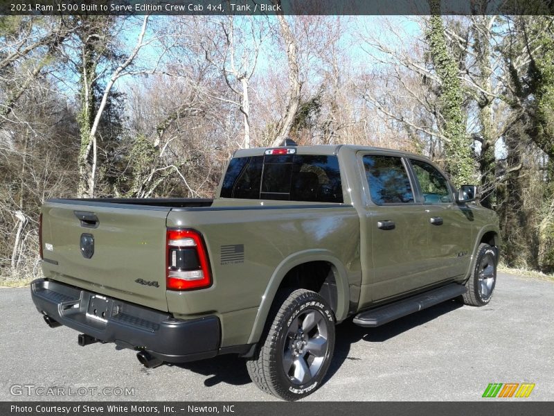 Tank / Black 2021 Ram 1500 Built to Serve Edition Crew Cab 4x4