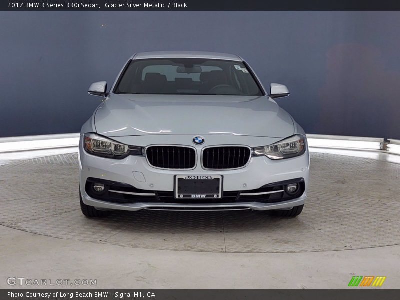 Glacier Silver Metallic / Black 2017 BMW 3 Series 330i Sedan