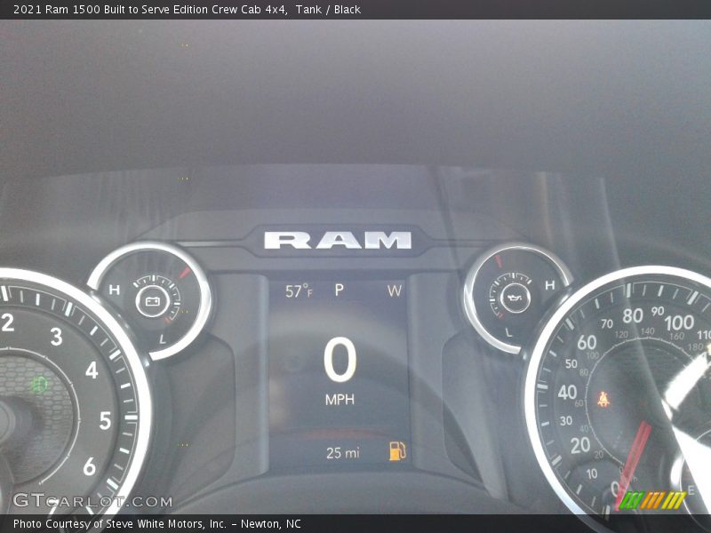 Tank / Black 2021 Ram 1500 Built to Serve Edition Crew Cab 4x4