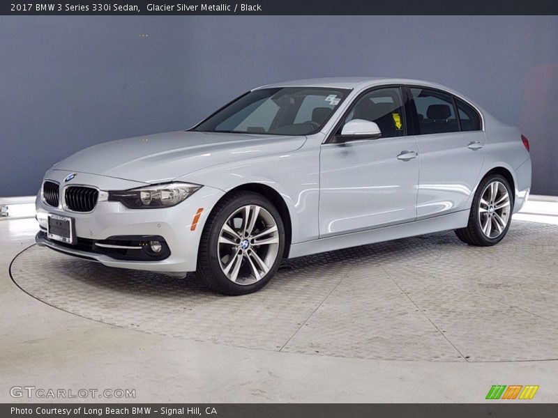 Glacier Silver Metallic / Black 2017 BMW 3 Series 330i Sedan