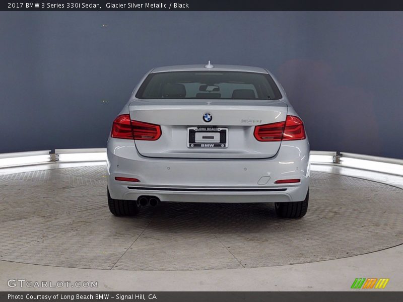 Glacier Silver Metallic / Black 2017 BMW 3 Series 330i Sedan