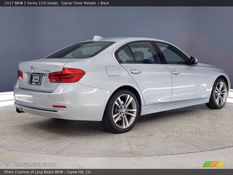Glacier Silver Metallic / Black 2017 BMW 3 Series 330i Sedan
