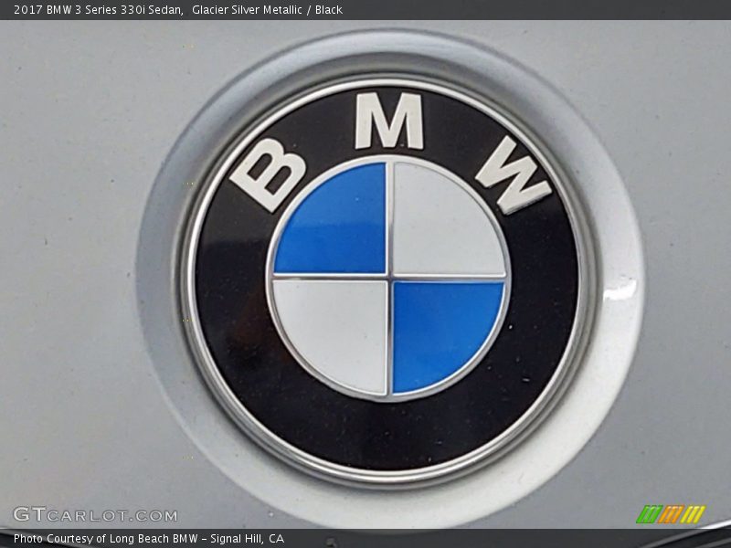 Glacier Silver Metallic / Black 2017 BMW 3 Series 330i Sedan