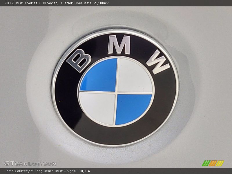 Glacier Silver Metallic / Black 2017 BMW 3 Series 330i Sedan